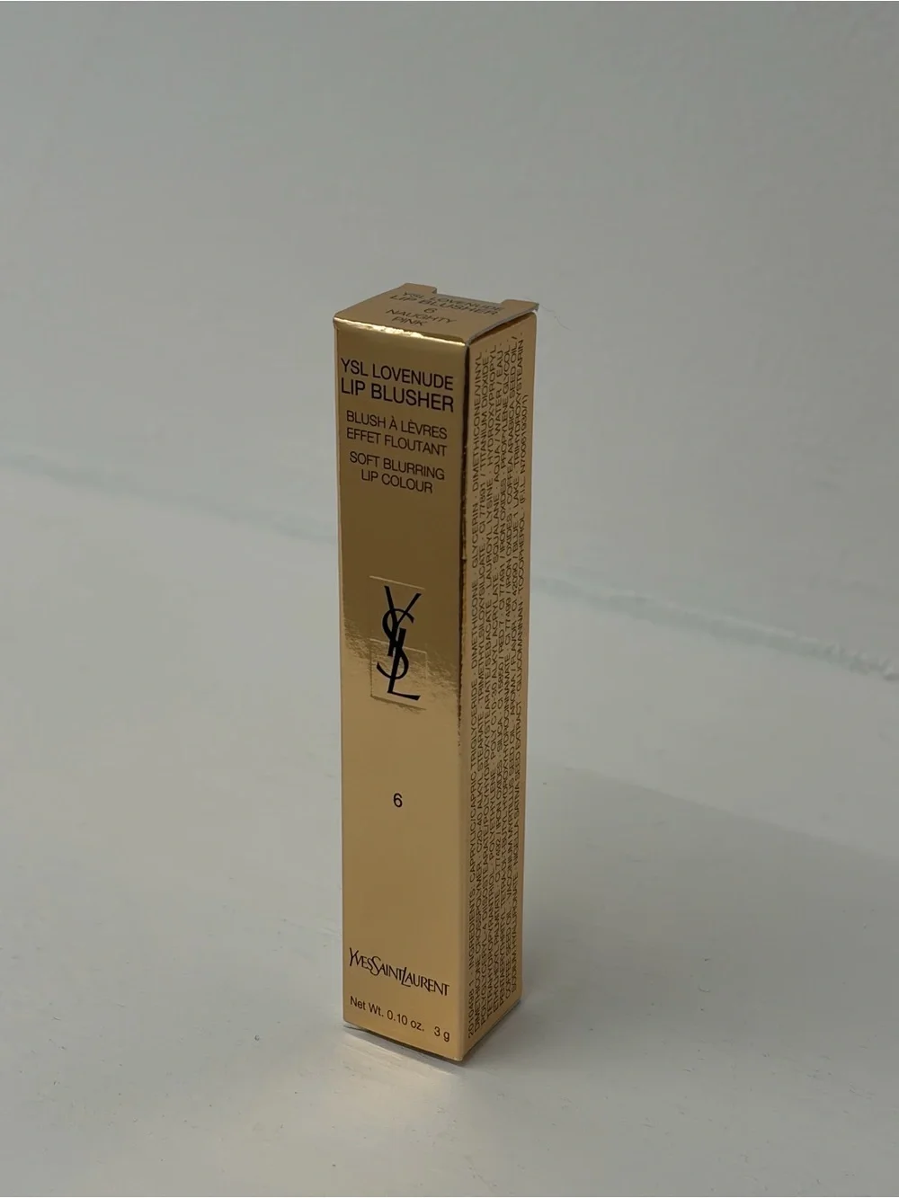 YSL Lovenude Lip Blusher Soft Blurring Color in Naughty Pink (6) - Brand New!